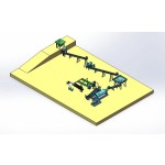 Processus de séparation par gravité du minerai d'or de roche