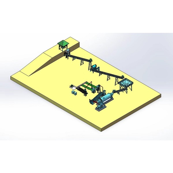 Processus de séparation par gravité du minerai d'or de roche